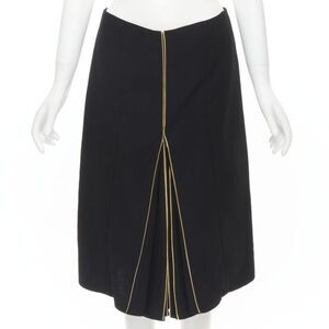 Marni Wool Flared Knee Skirt